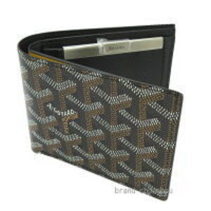 GOYARD Saint Florentin bifold Wallet black ribbon Noir Black